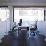 lichtdurchlässige Stellwände für Großraumbüros, Büro Trennwände Schreibtisch Sichtschutz