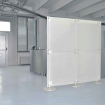 mobile Büro Trennwand kaufen, freistehend, mobiler Sichtschutz Raumteiler