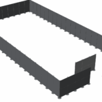 Mobile Hallentrennwand, Industrietrennwand, Lagertrennwand, blickdicht, brandschutz zertifiziert