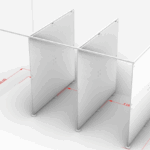 Trennwand Kabinen Physiotherapie Praxis, Krankenhaus, Klinik, mit Vorhang, festmontiert, maßgeschneidert, Raumteiler Stellwand