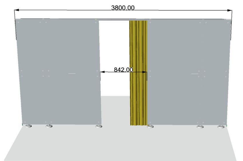 Trennwand Kosmetikstudio mit Vorhang, ganzheitliche Studio Optimierung mit ätherischen Ölen
