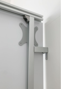 Behandlungskabine Wandmontage, Wandbefestigung, Trennwand Kabine Praxis