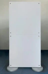 Blickdichte Trennwand freistehend 100x200 cm als Raumteiler in Arztpraxis